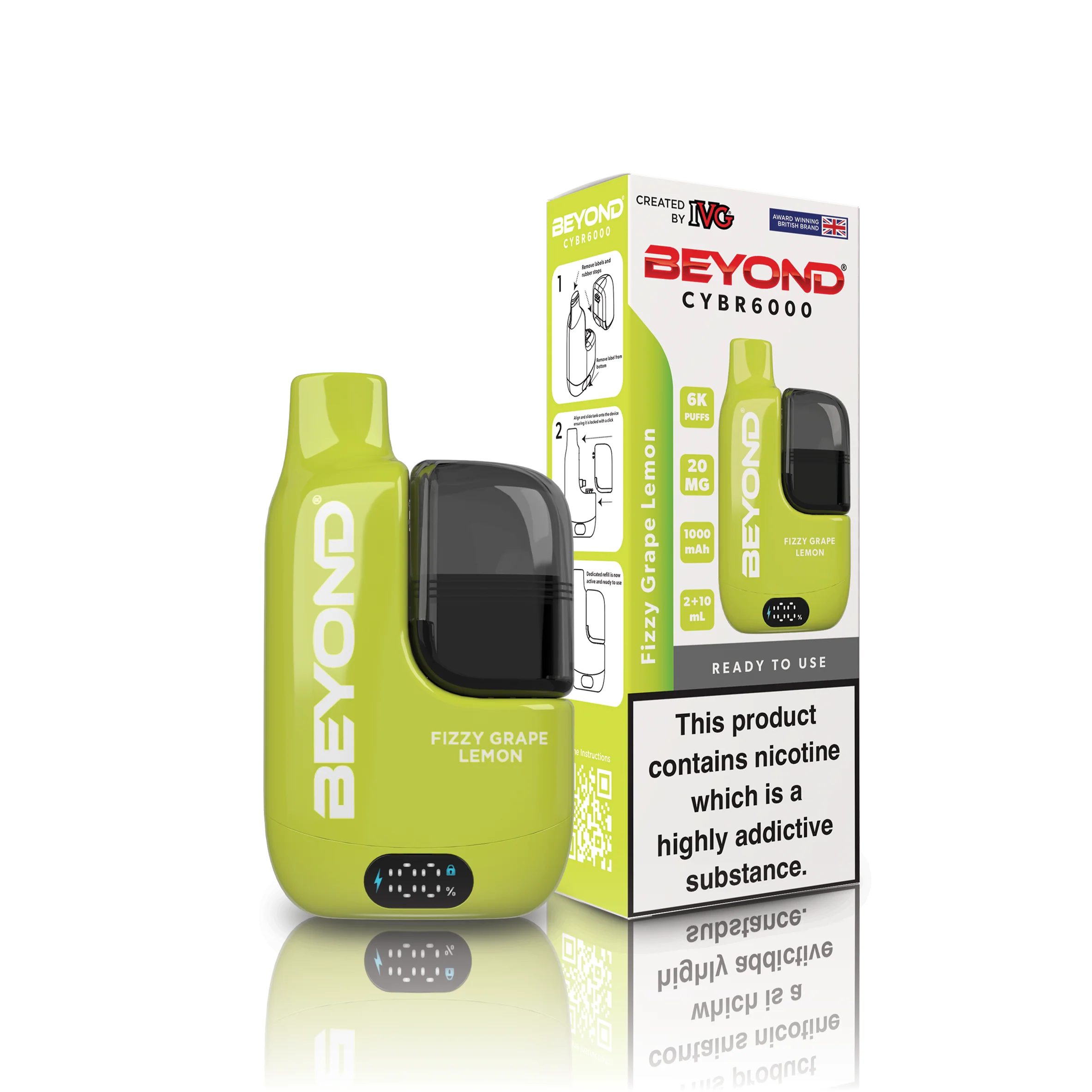 Beyond CYBR6000 Fizzy Grape Lemon